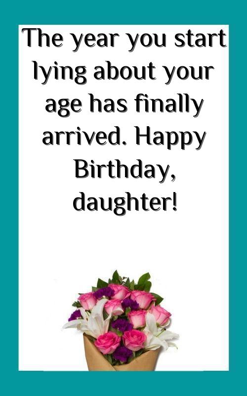 happy birthday message for daughter